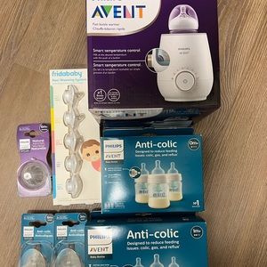 Phillips Avent bottle warmer / anti-colic bottles